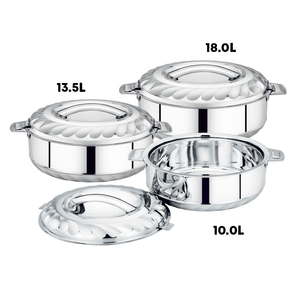 SQ Professional Jumbo Contour Stainless Steel Hot Pot Set