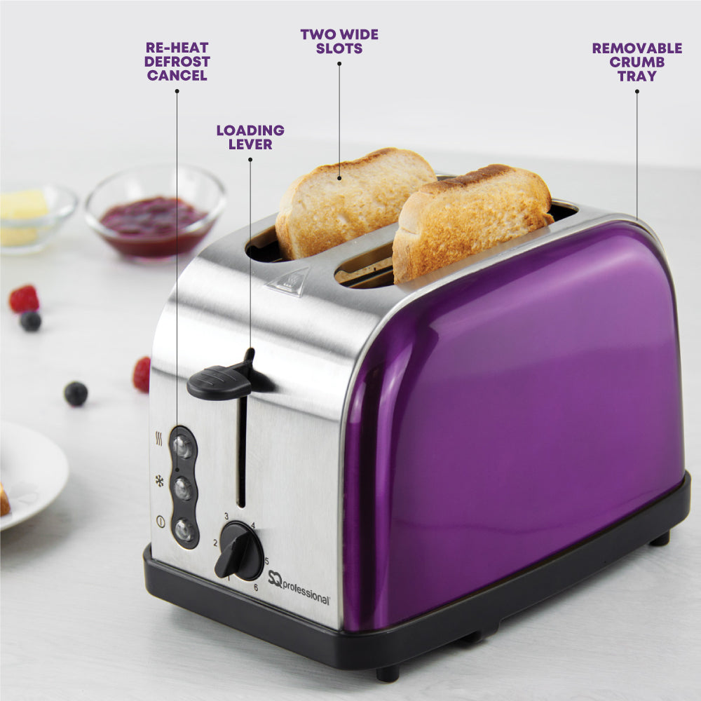 SQ Professional Gems Breakfast Kettle and Toaster Set 2pc