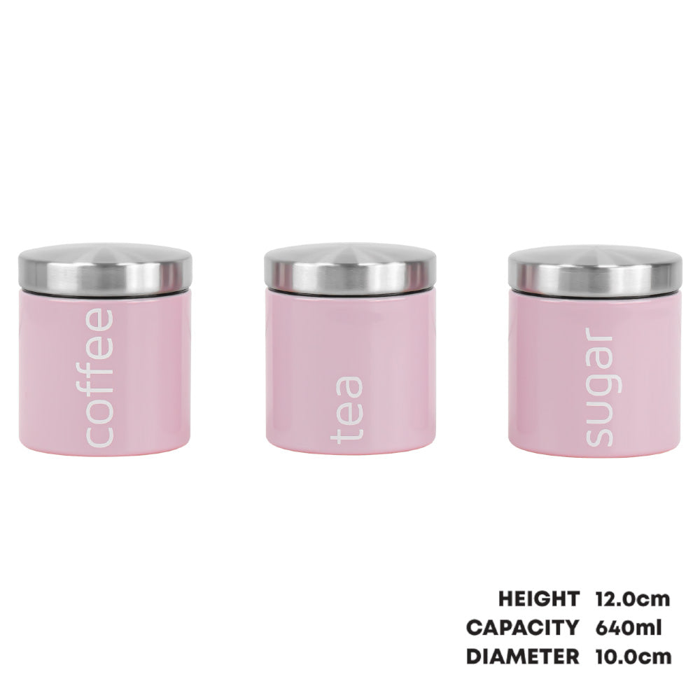 SQ Professional Dainty Airtight Food Canister 3pc Set