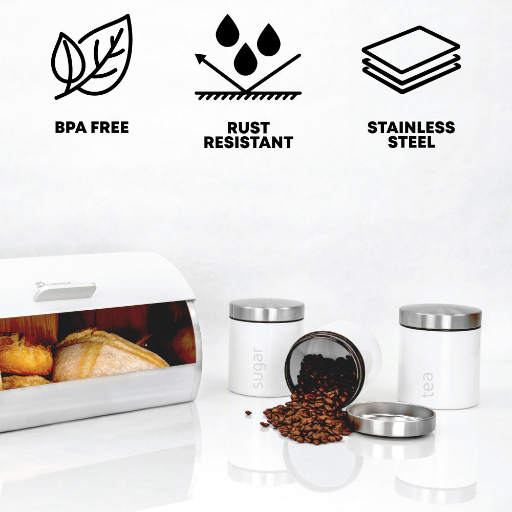 SQ Professional Dainty Airtight Food Canister 3pc Set