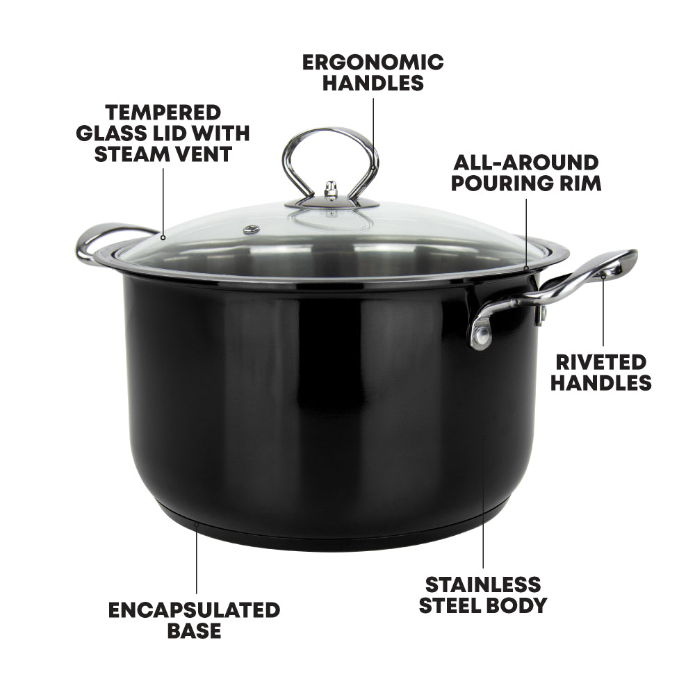 SQ Professional Gems Stainless Steel Stockpot Set 4pc