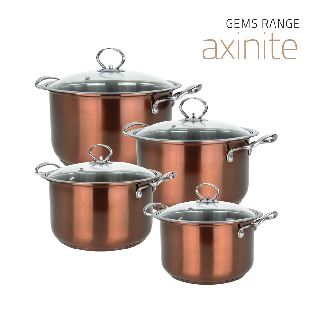 SQ Professional Gems Stainless Steel Stockpot Set 4pc