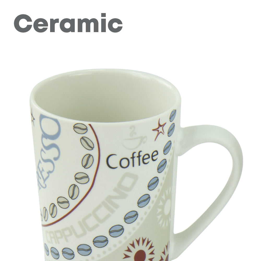 Durane Cappuccino 400ml Ceramic Mug 4pc Set