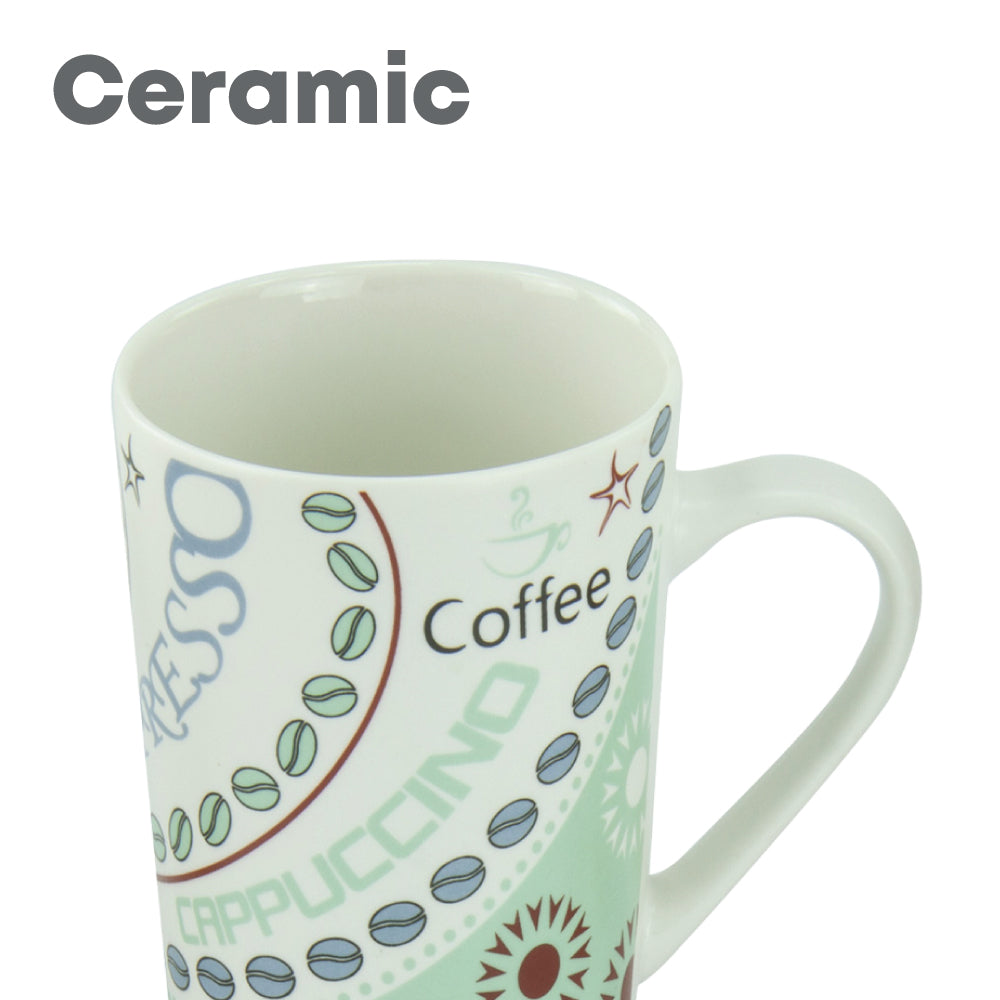 Durane Cappuccino 400ml Ceramic Mug 4pc Set