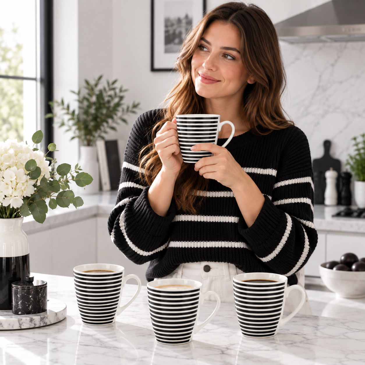 4Pcs Coffee Mug Set