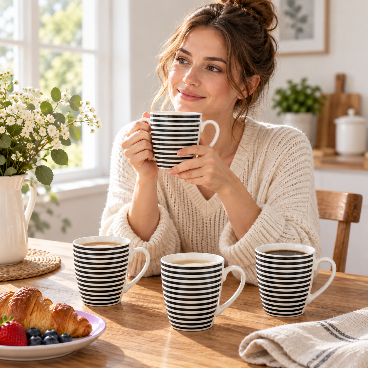 4Pcs Coffee Mug Set