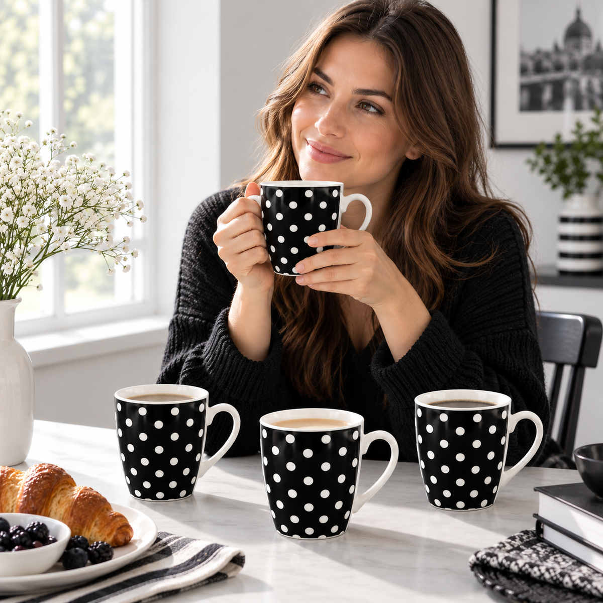 4Pcs Coffee Mug Set