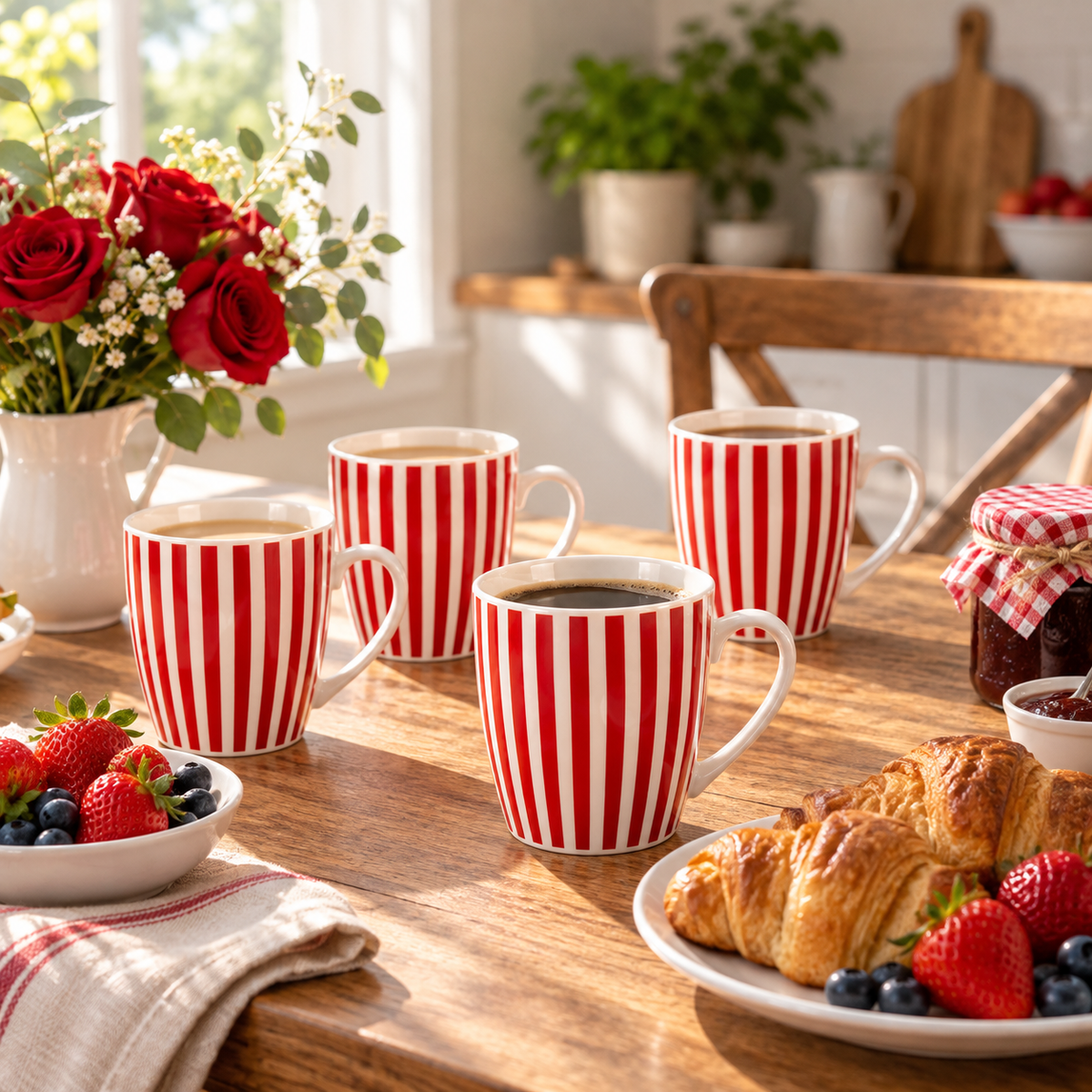 4Pcs Coffee Mug Set