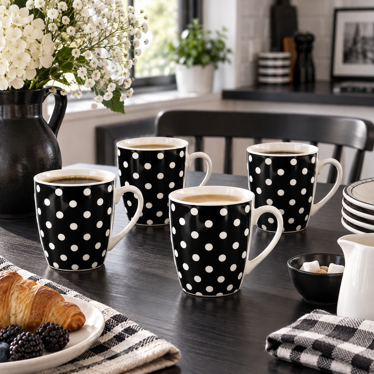 4Pcs Coffee Mug Set