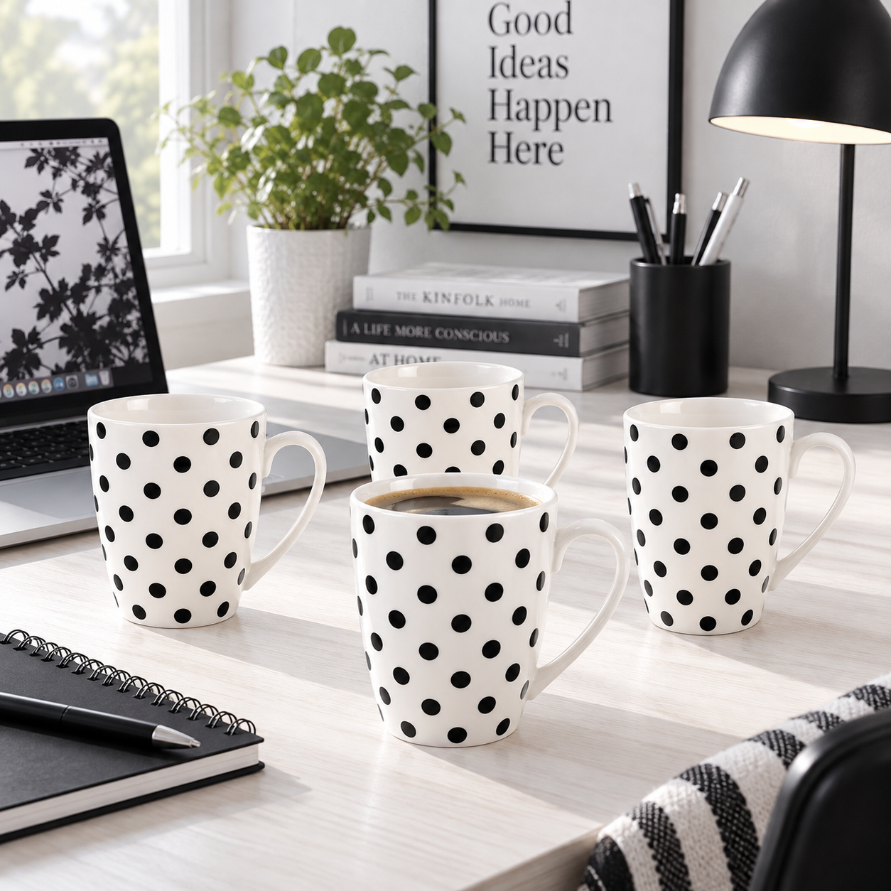 4Pcs Coffee Mug Set
