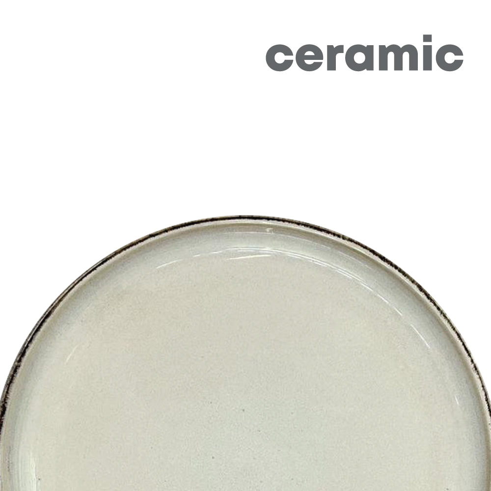 Durane Ceramic Dessert Plate/ Beige
