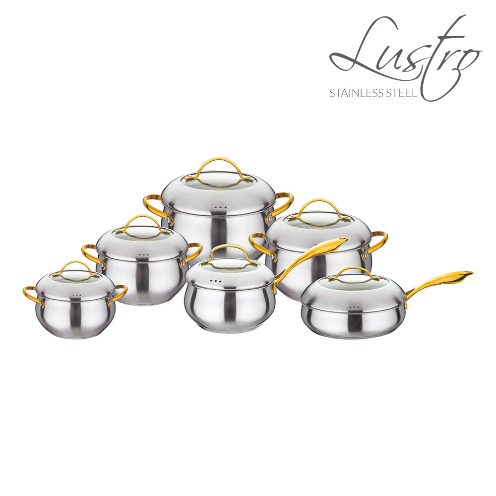 SQ Professional Lustro Apple Cookware 6pc Set