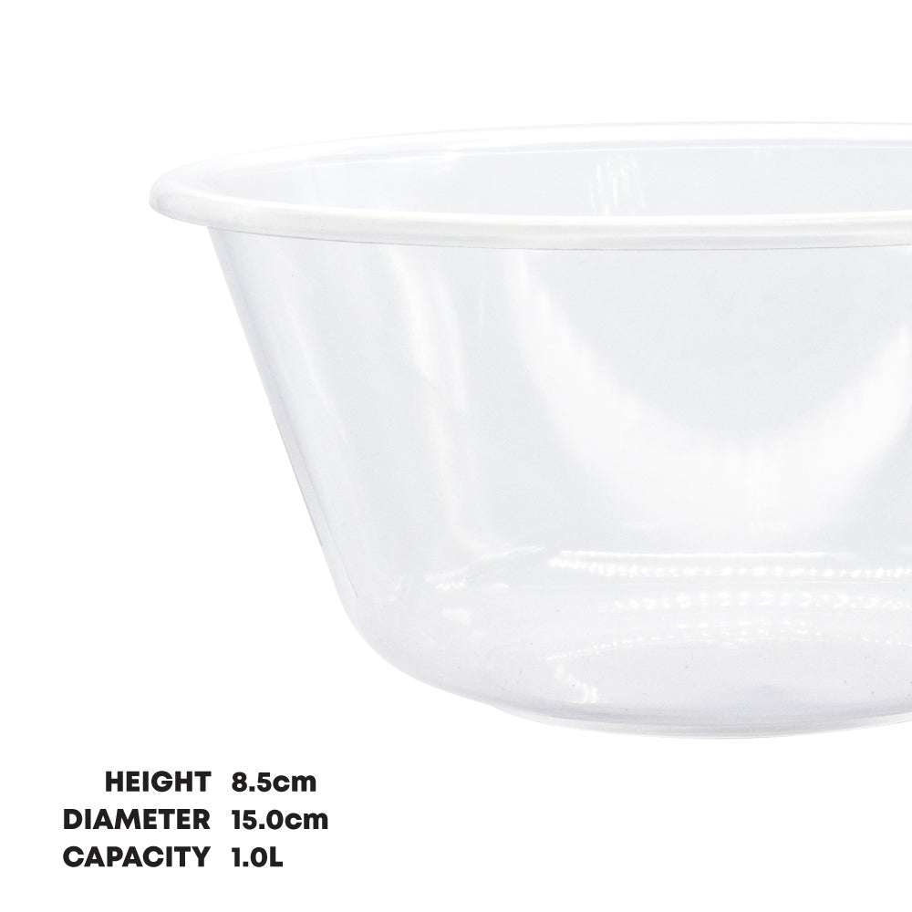 Durane Clear Plastic Mixing Bowl