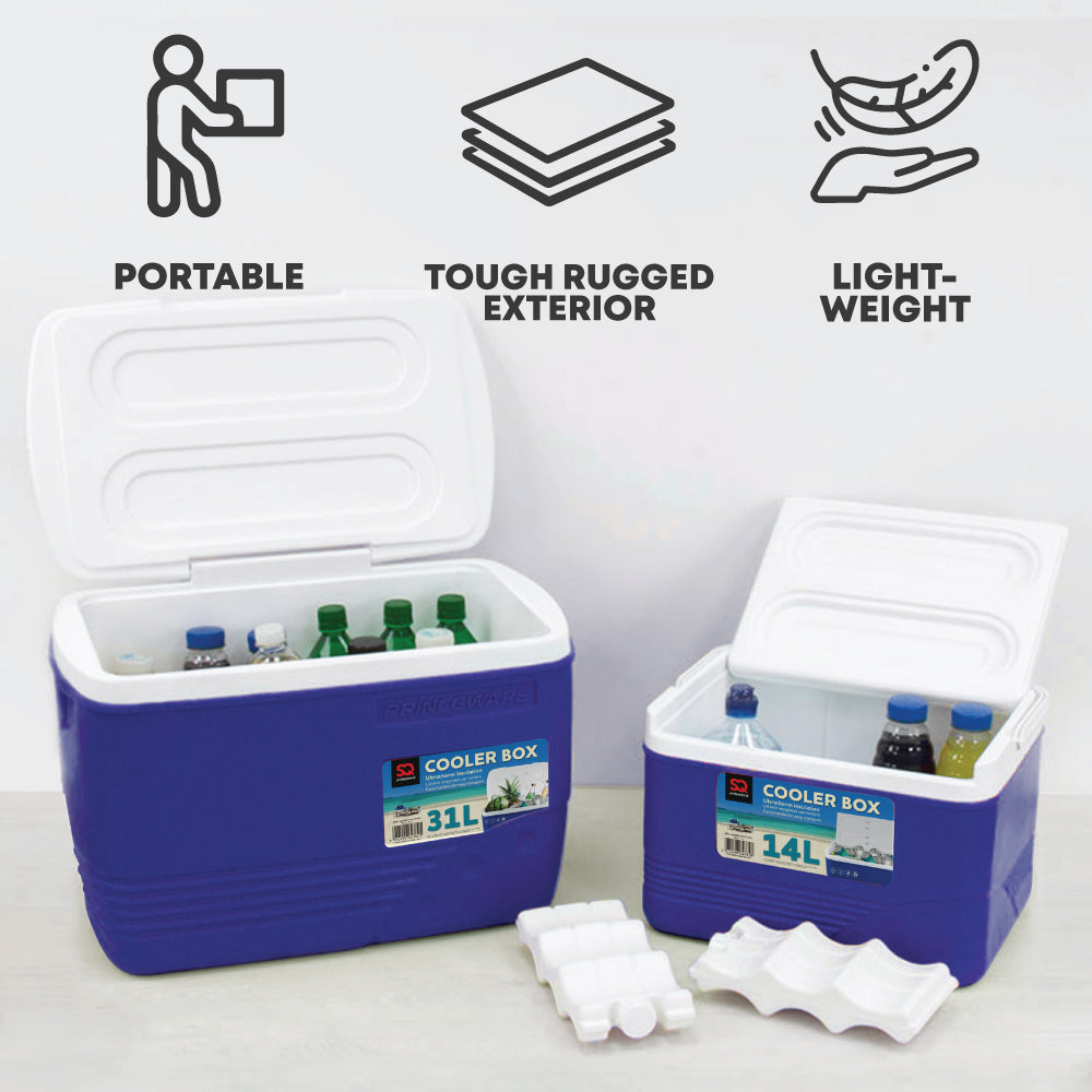 SQ Professional Ice Chest with Wheels Set 6pc