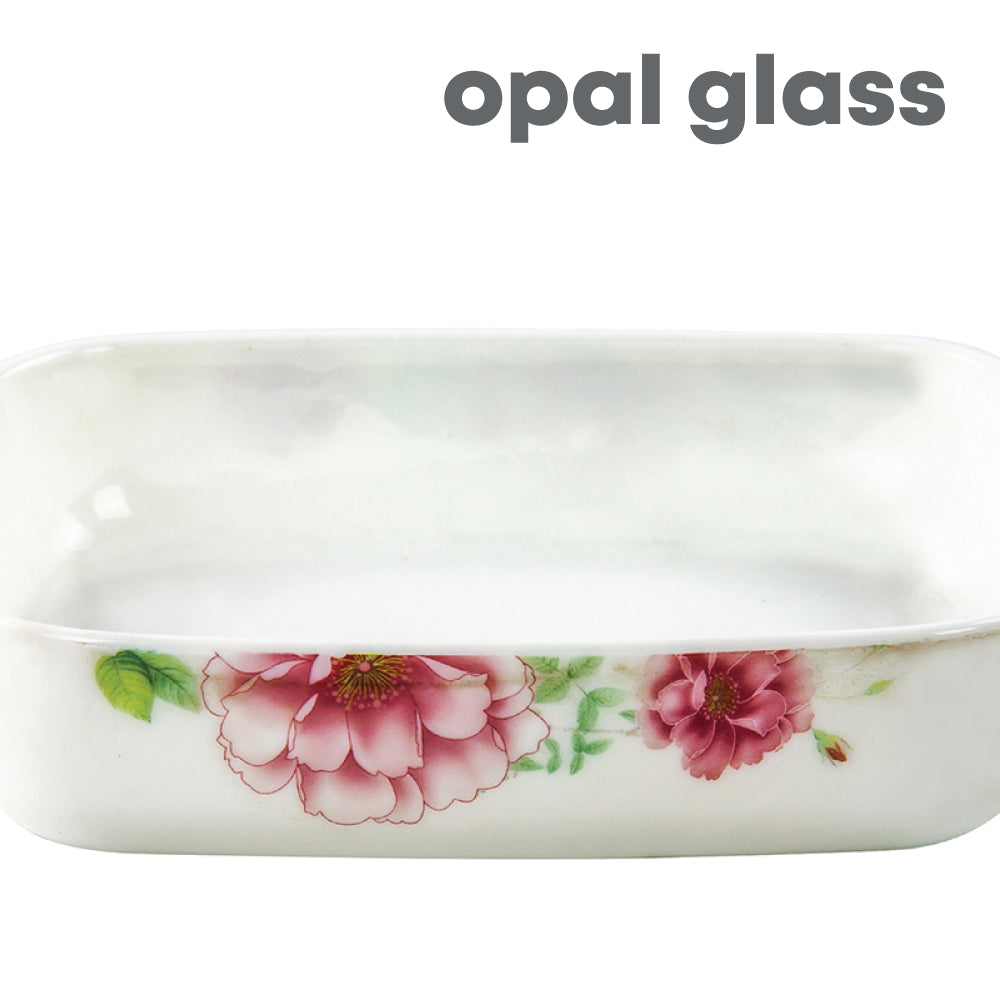 Durane Square Opal Glass Serving Dish 20cm