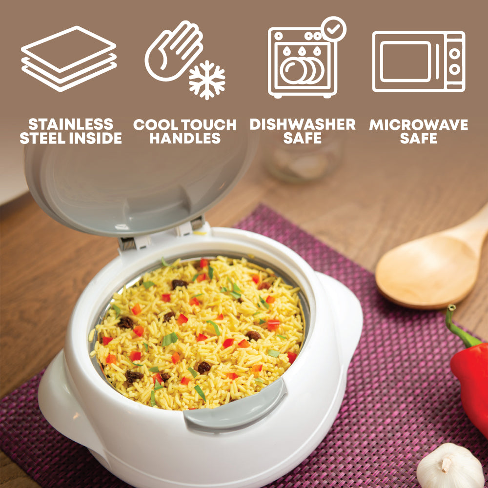SQ Professional Microwow One-touch Insulated Casserole
