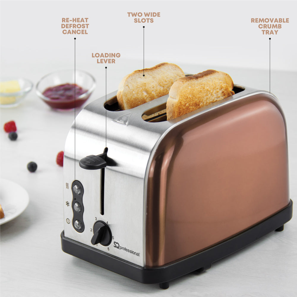 SQ Professional Gems Breakfast Kettle and Toaster Set 2pc