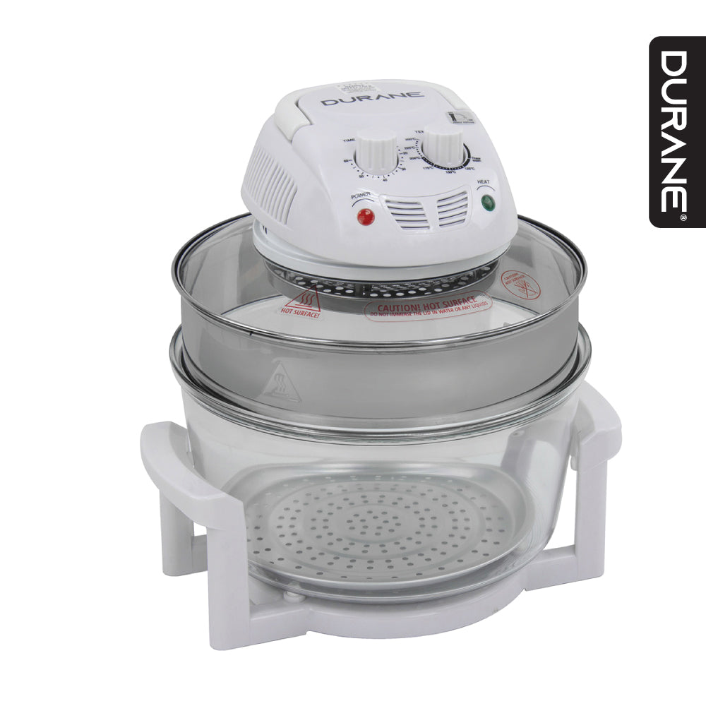Durane Halogen Oven 12.5L with Extension Ring - www.bargainshack.co.uk