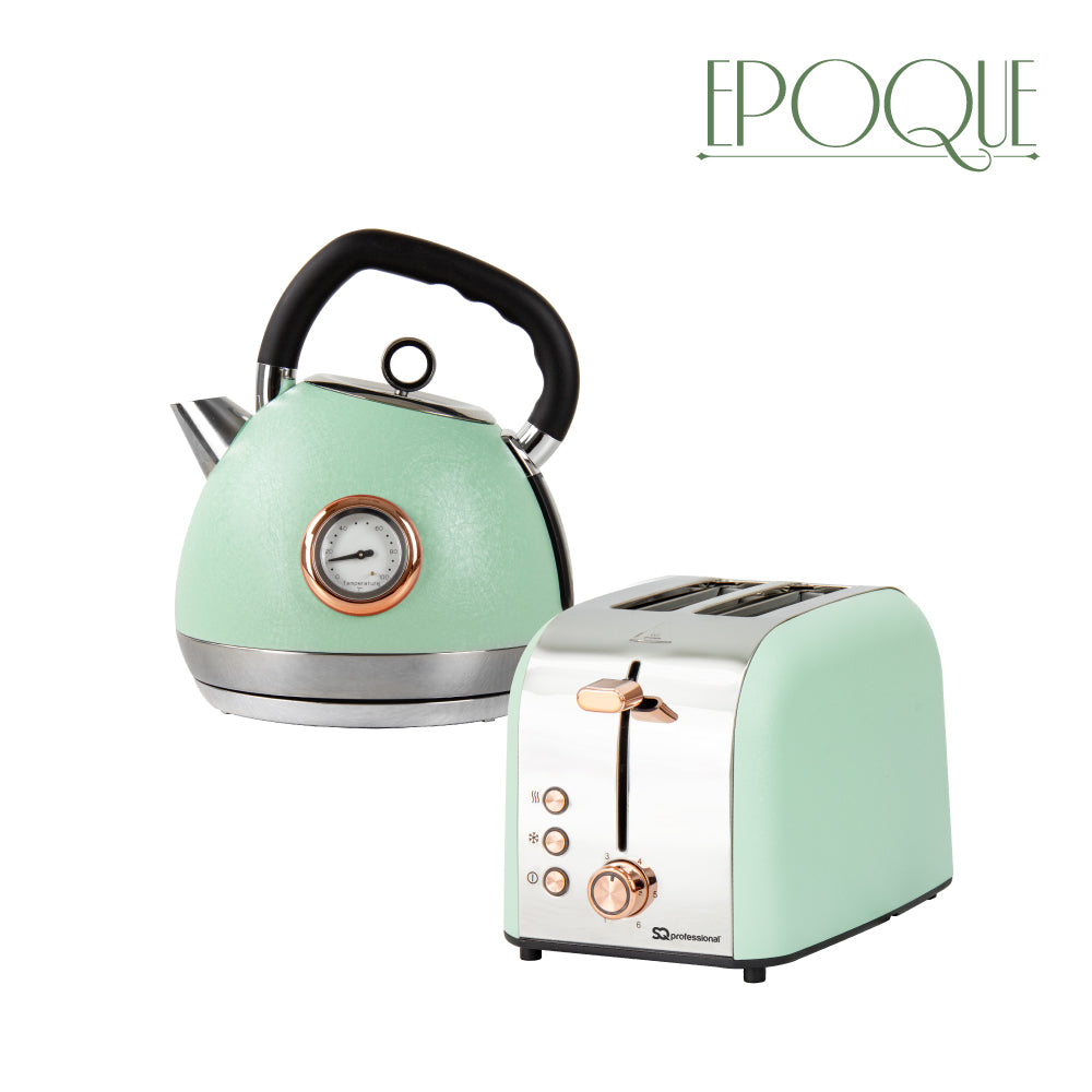 SQ Professional Epoque Kettle and Toaster Set/ Pink - www.bargainshack.co.uk