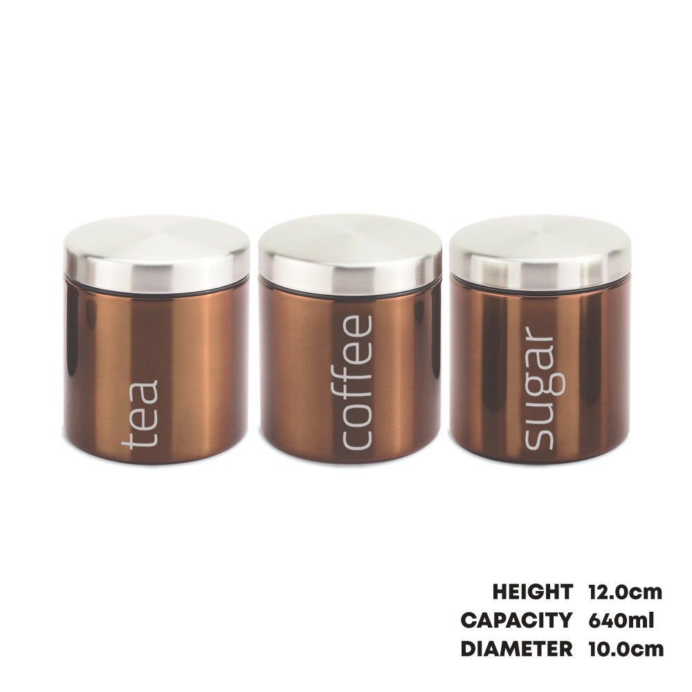 SQ Professional Gems Airtight Food Canister Set 3pc