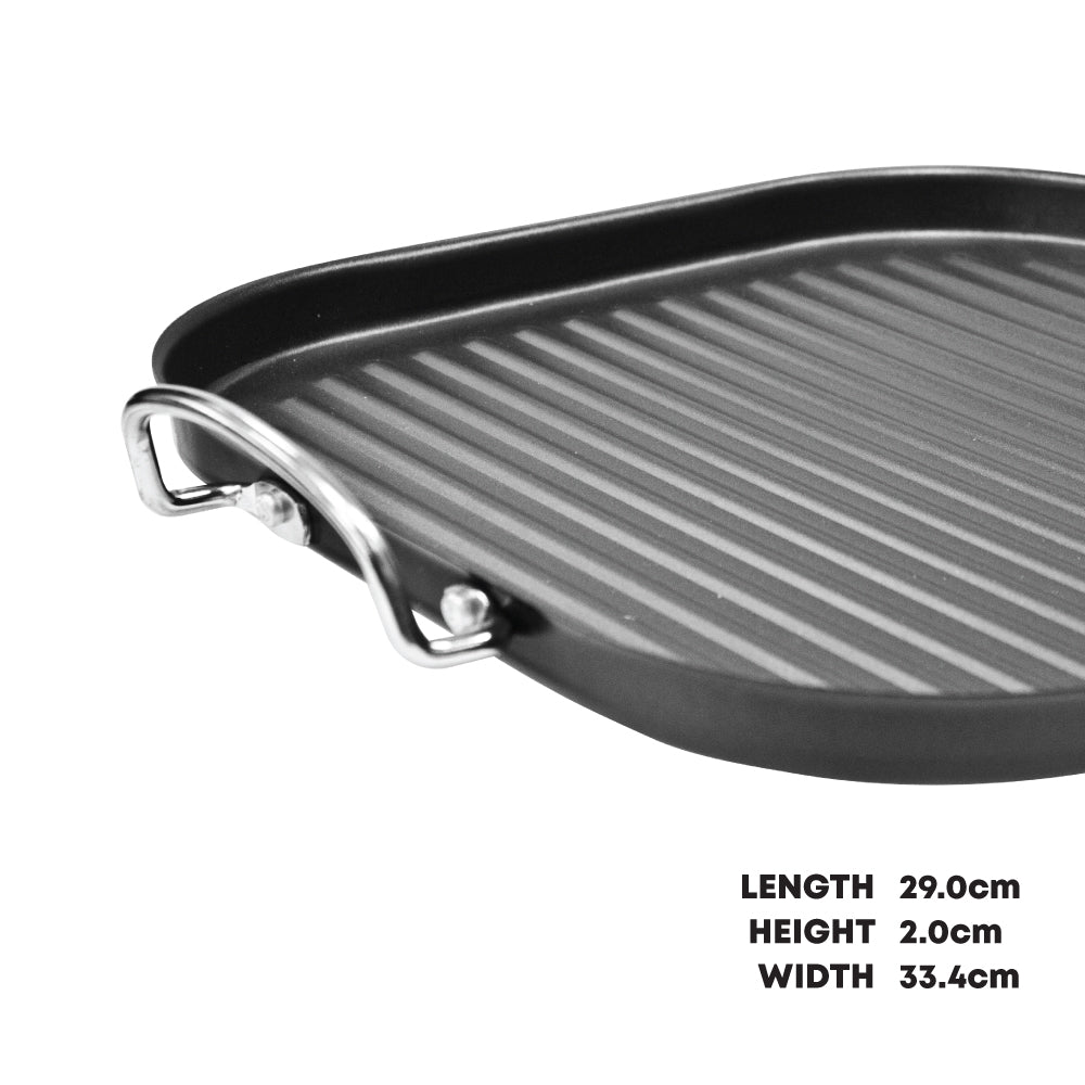 Durane Square Non Stick Grill Tray with Handles