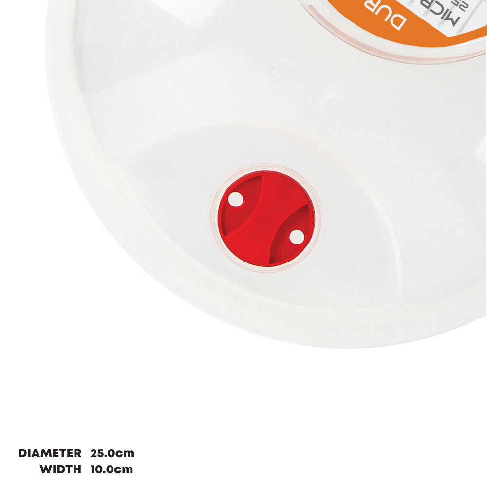 Durane Plastic Microwave Cover with Steam Vent