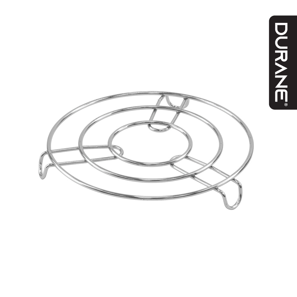 Durane Round Chrome Plated Trivet 20cm