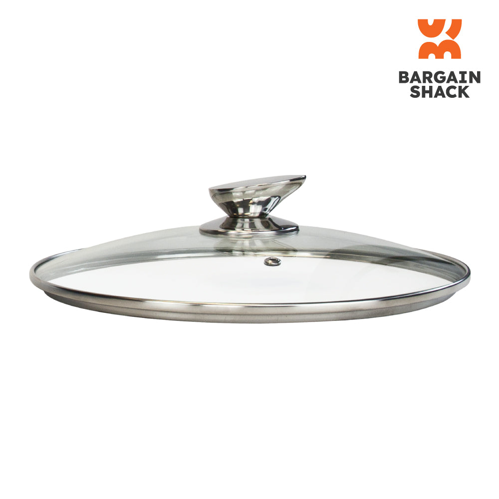 Tempered Glass Lid with Stainless Steel Knob